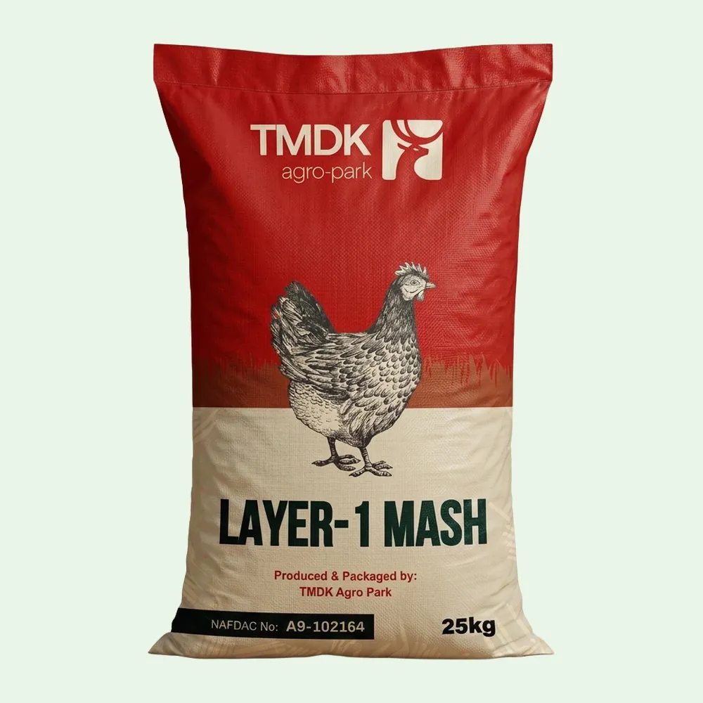 TMDK Layer-1 Mash 25kg poultry feed sack