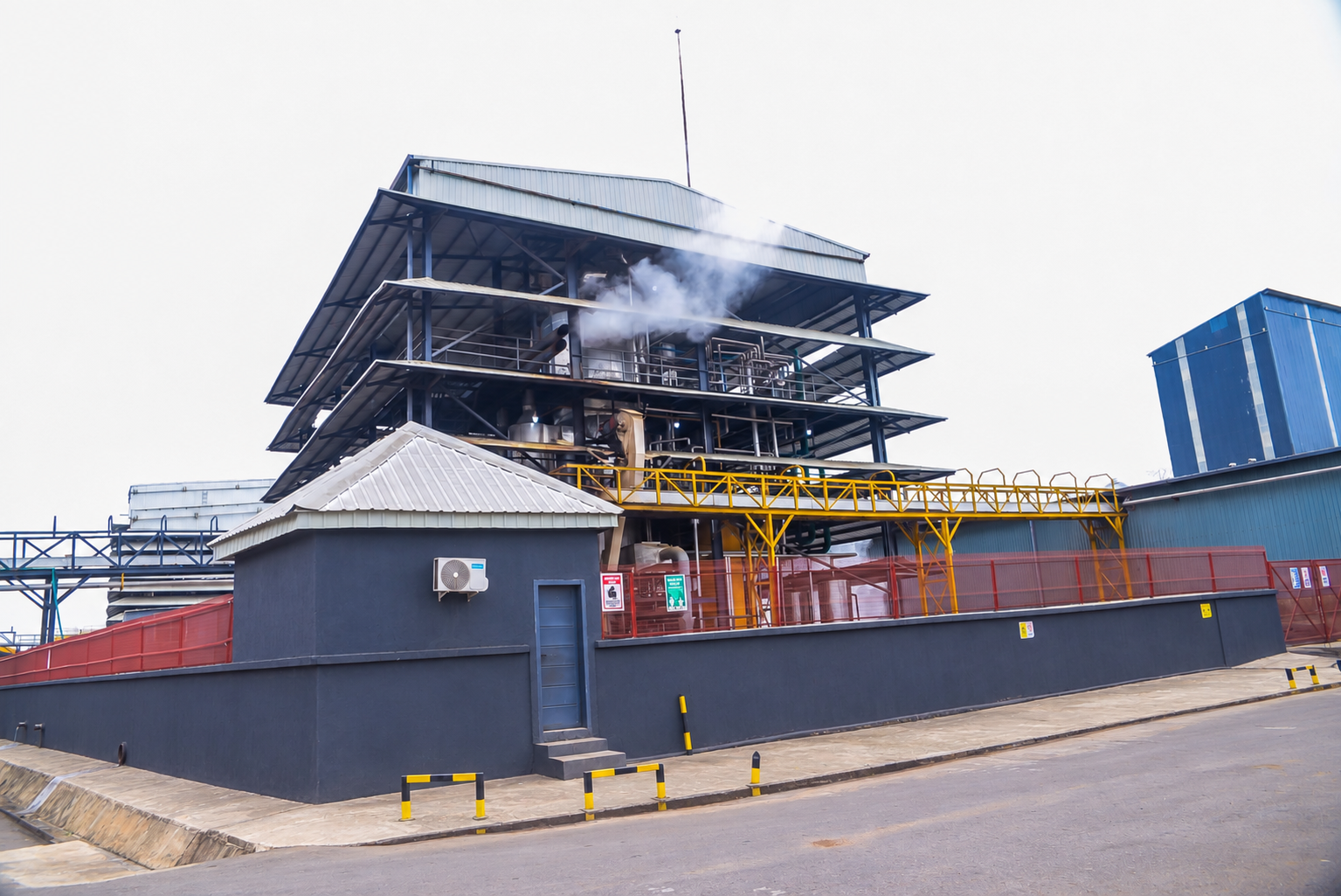 TMDK oil refinery building exterior
