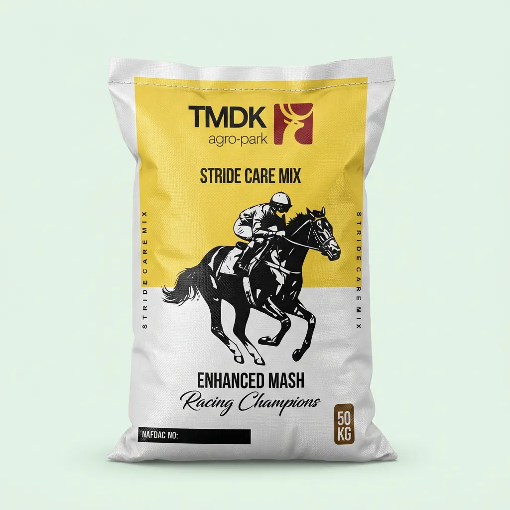 TMDK Stride Care Mix horse feed sack