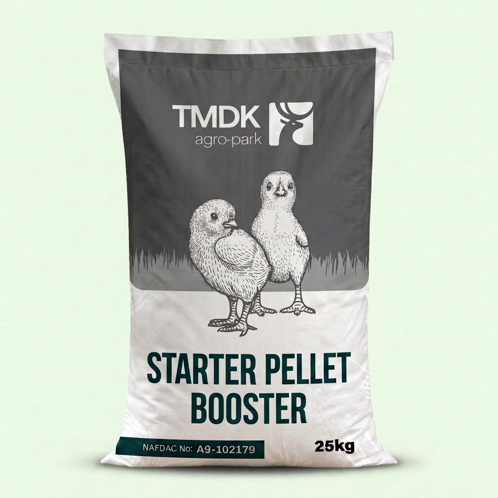 TMDK Starter Pellet Booster 25kg poultry feed sack