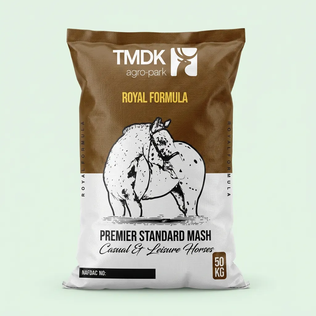 TMDK Royal Formula horse feed sack