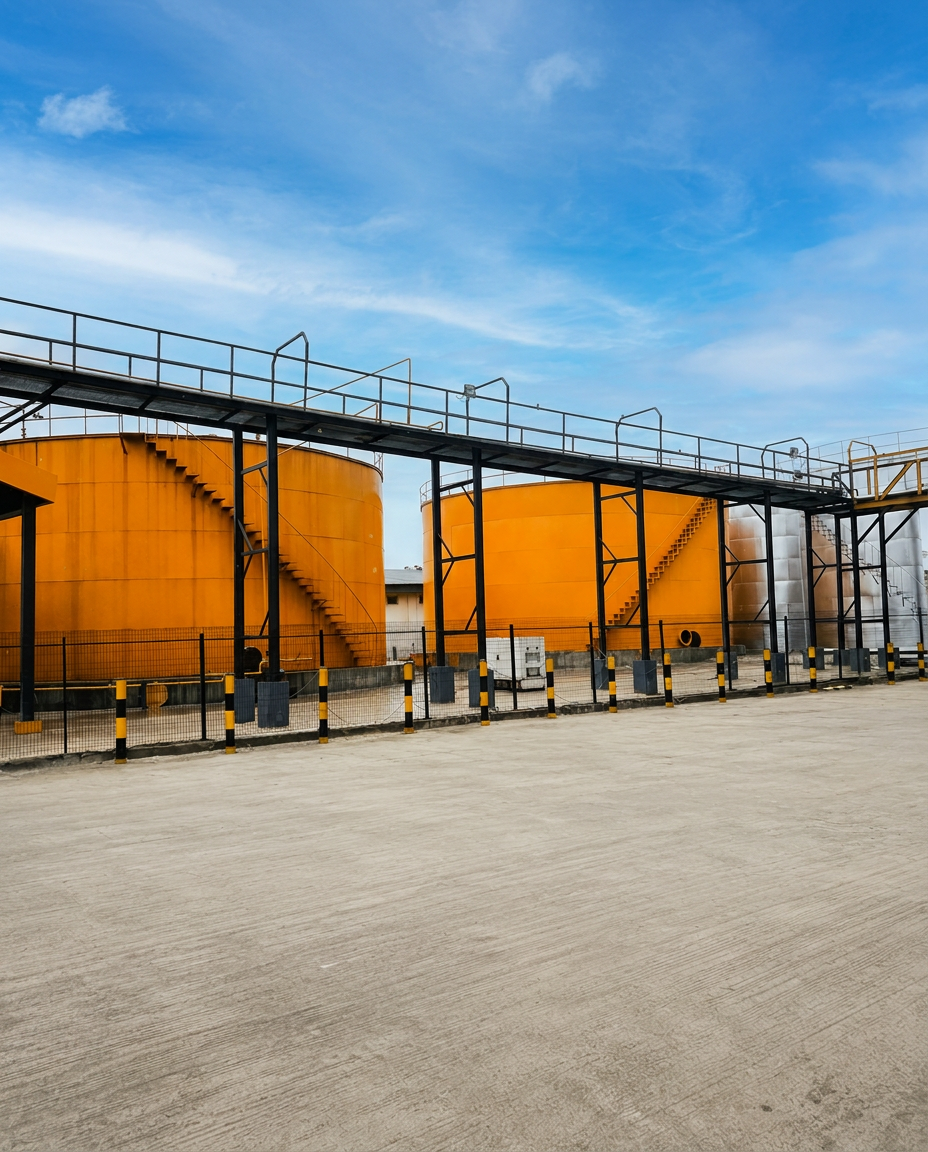 Storage tank farm at TMDK Agro Park