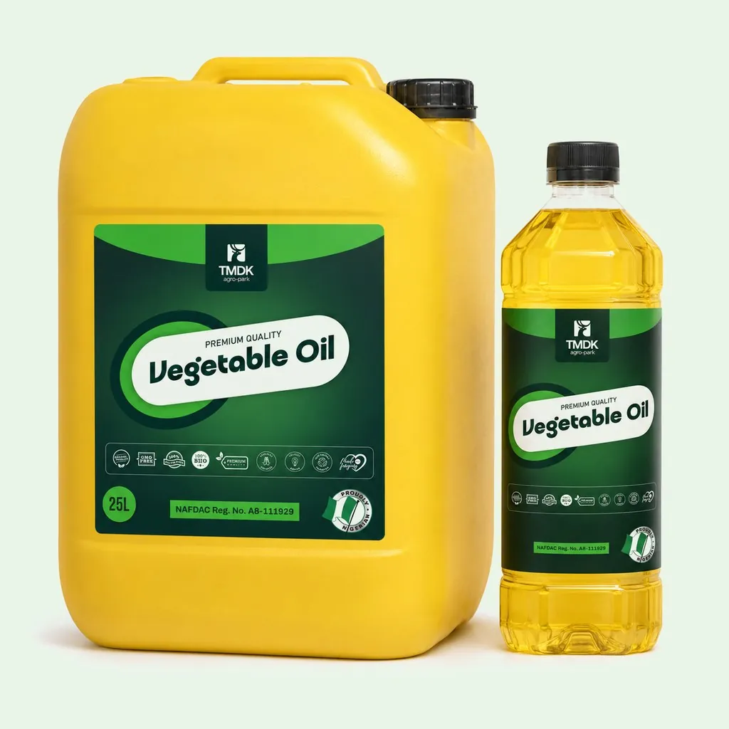 TMDK Vegetable Oil 25L keg and bottle