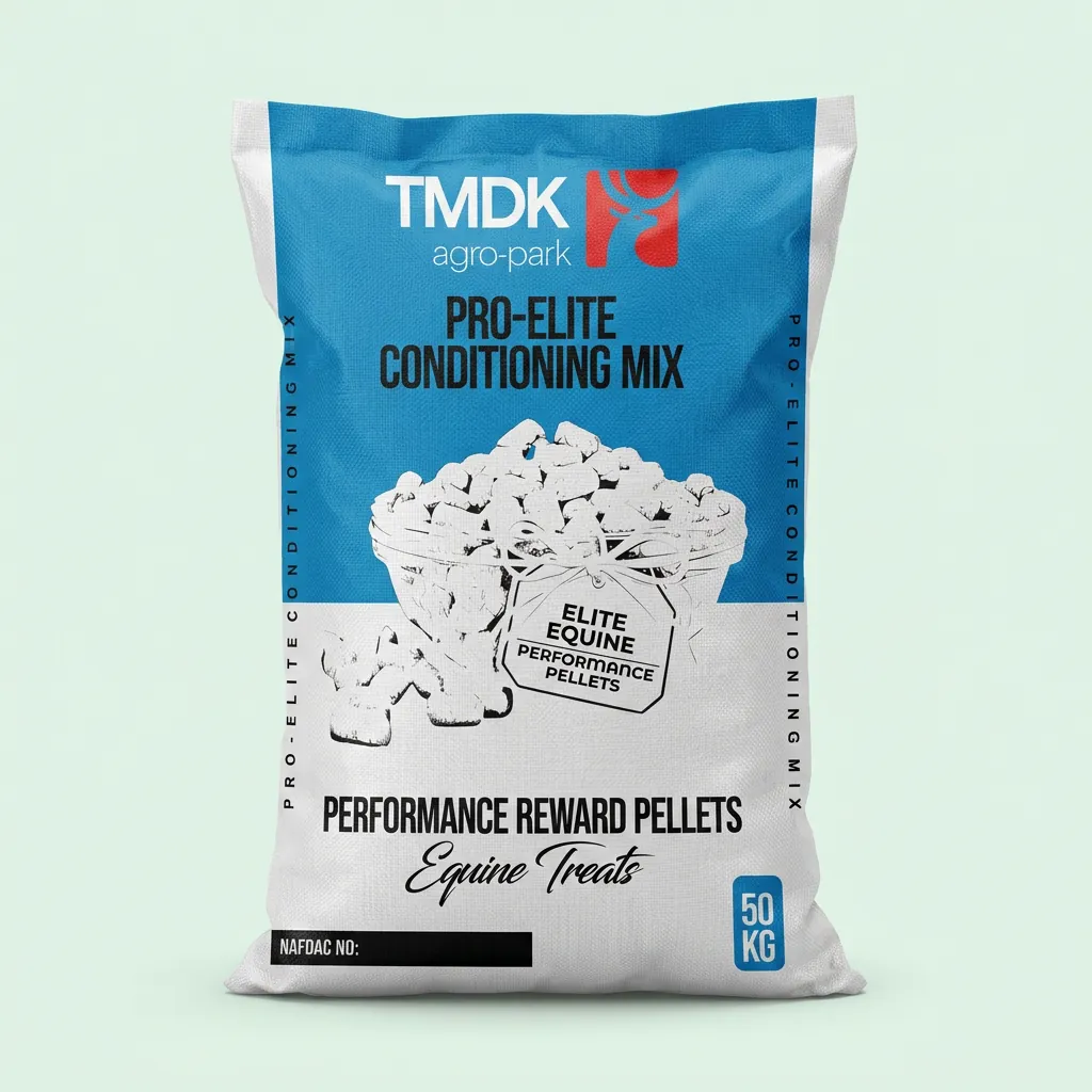 TMDK Pro-Elite Conditioning Mix horse feed sack