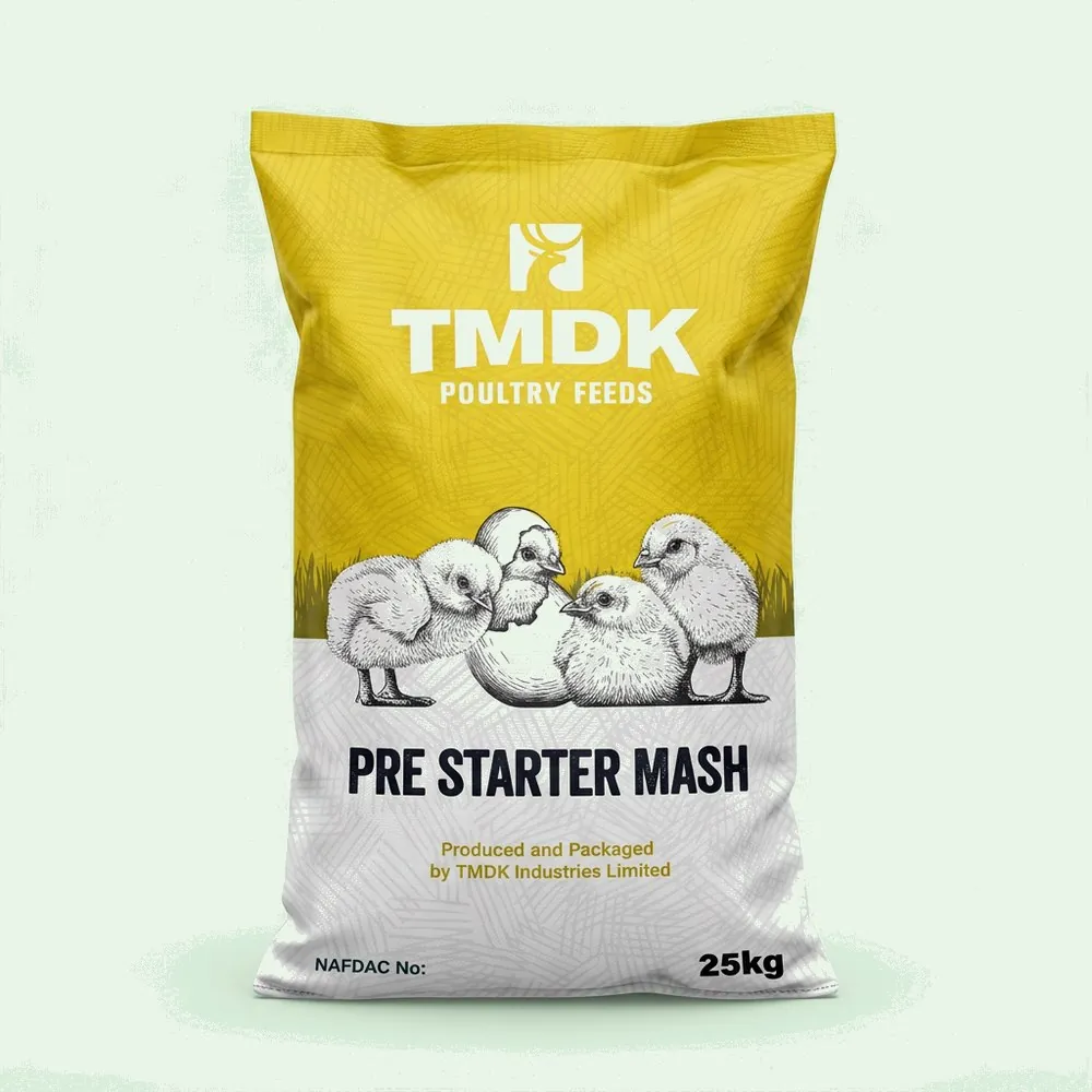 TMDK Pre Starter Mash 25kg poultry feed sack