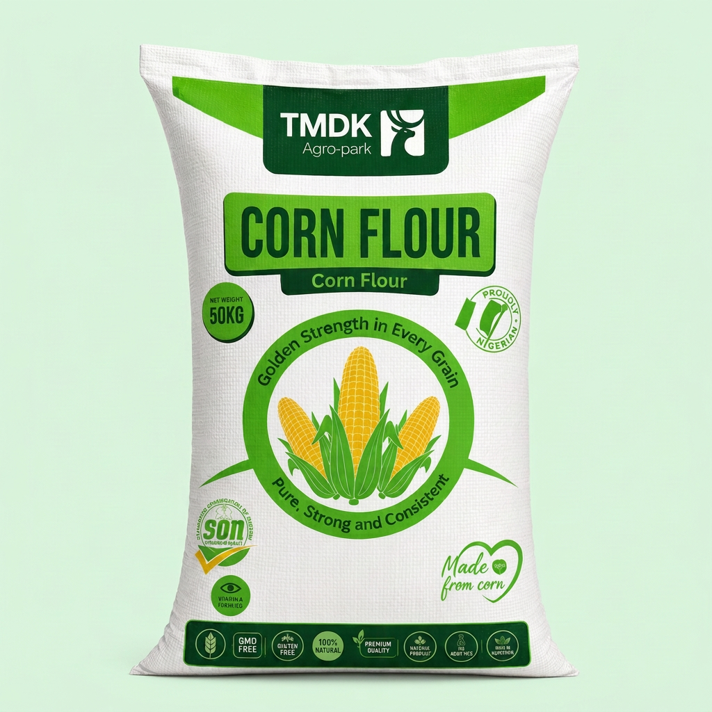 TMDK Corn Flour 50kg sack front